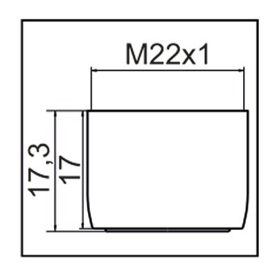 Aérateur économiseur d'eau M22X1- NEOPERL - 2048098