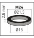 Joint d'aérateur M24- NEOPERL - 78133096  - (X10)