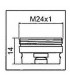 Adaptateur pour aérateur CLINIC SNAP M24- NEOPERL - 1437290