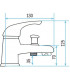 Mitigeur bain/douche monotrou- DIFF - 99799