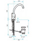 Mélangeur lavabo NIAGARA DISC- ROCA - A5A3670C00