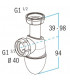 Siphon évier BM552- NICOLL - 0224286