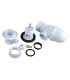 Bonde et siphon de labavo L215 NF- NICOLL - 0201007