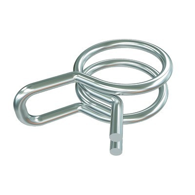 Collier de serrage double fil pour tube- SAUERMANN - ACC00916  - (X25)