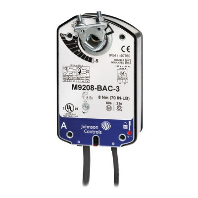 Servomoteur rotatif ressort de rappel 3N- JOHNSON CONTROLS - M9203-AGB-1