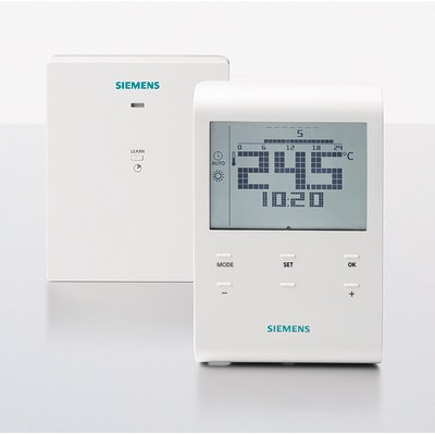 Thermostat ambiance radio à piles- SIEMENS - RDE100.1RFS