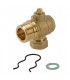 Robinet ecs 3/4"-1/2" + joint- DE DIETRICH - S100518