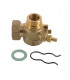 Robinet retour chauffage 3/4" + joint- DE DIETRICH - S100520