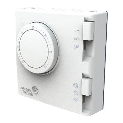 Thermostat ambiance 2 tubes 3 vitesses é- JOHNSON CONTROLS - T125BAC-JS0-E