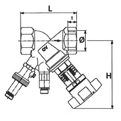 Hydrocontrol vtr DN40 FF- OVENTROP - 1060212