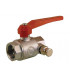 Vanne BS poignée alu avec purge FF2"- DIFF - 110055