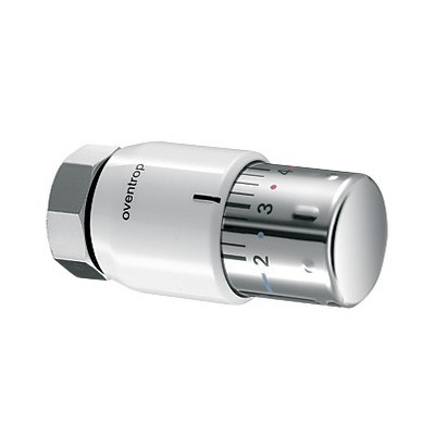 Tête thermostatique Uni SH M30x1.5 Blanc/Chromé- OVENTROP - 1012065