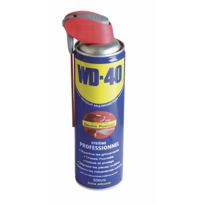 Produit multifonction WD-40 spray double position 500ml - WD40 : 33032/6U