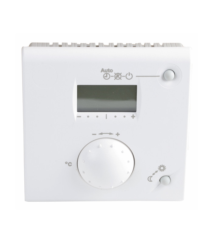 Thermostat d'ambiance encastré avec sonde externe, priamos, blanc - MAX  HAURI AG