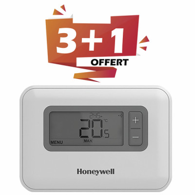 Pack promo 3 + 1 Thermostat T3 programmable - RESIDEO : PACK T3