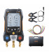 KIT STANDARD TESTO 550S AVEC FLEXIBLES - KIT MANOMÈTRE FROID 2 VOIES KIT STANDARD TESTO 550S AVEC FLEXIBLES - KIT MANOMÈTRE FROID 2 VOIES