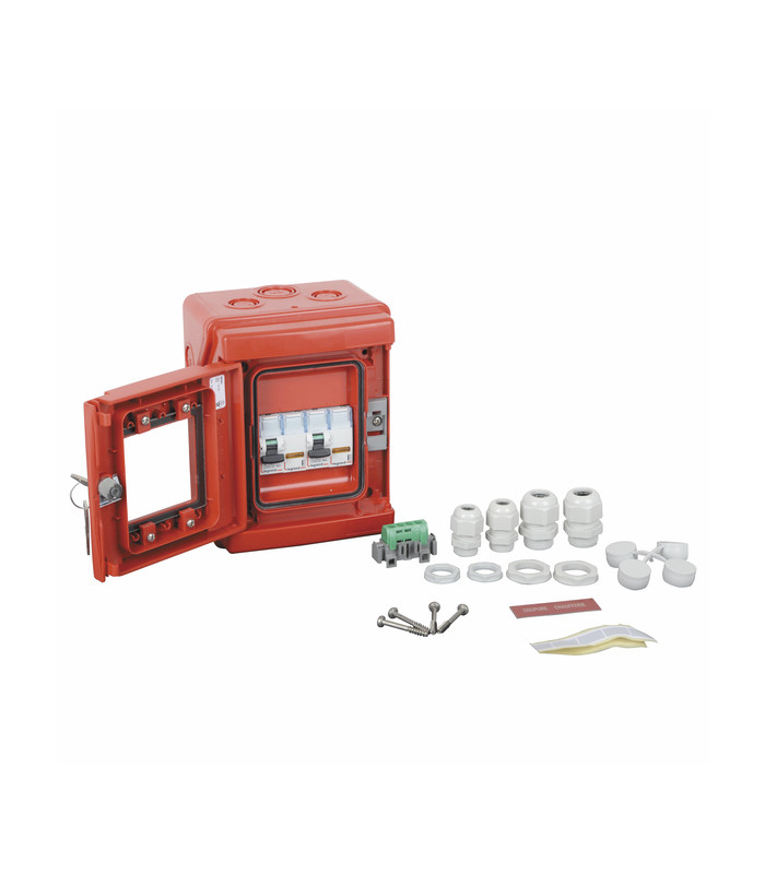 Legrand Coffret De Sécurité Pour Clés - Boîte à Clés Rouge Résistante - IP44 IK07