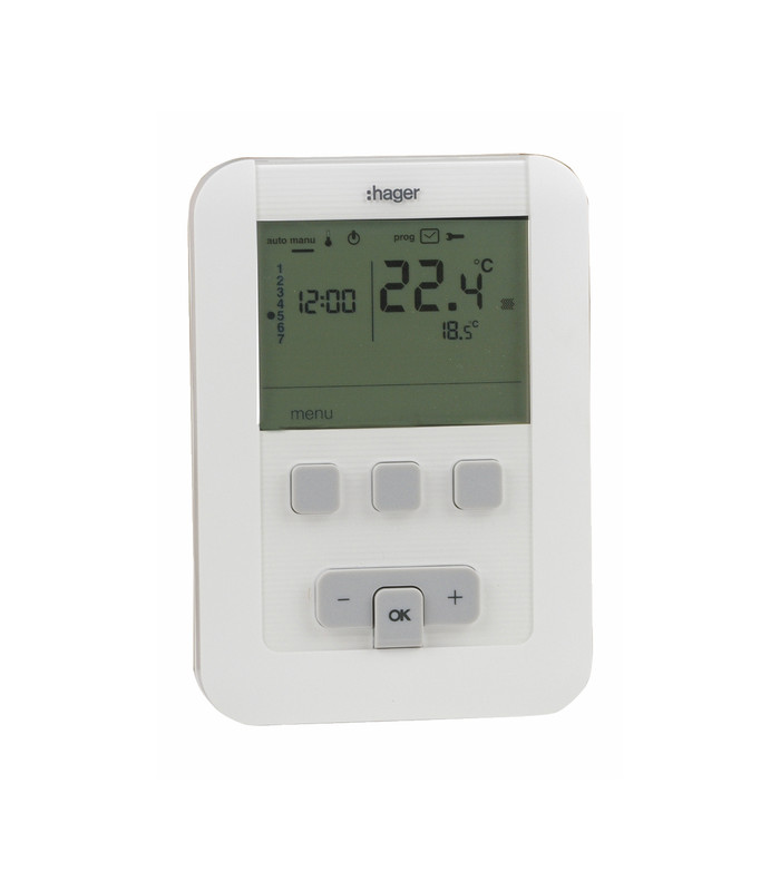 Thermostat à piles HAGER EK520 — free download