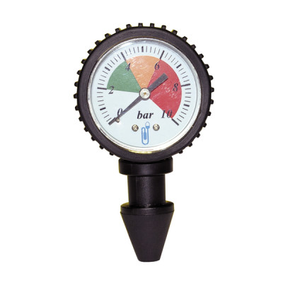 Thermomètre capillaire rond avec capteur pour mesurer la température du