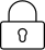 Pictogramme cadenat sécurité